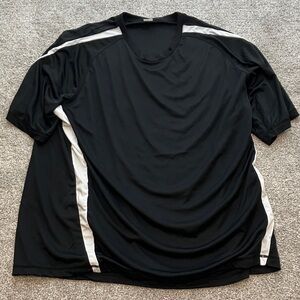 Sport-Tek Men's Black and White Short Sleeve Tee Size3XL